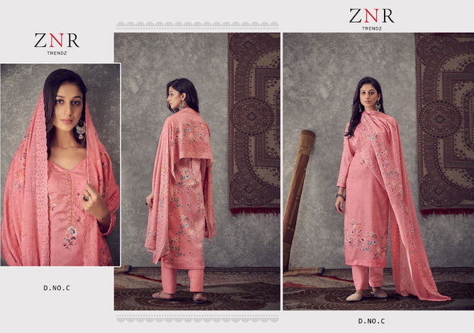 Znr Phool Jam Cotton Fancy Festive Wear Designer Salwar Suits Collection